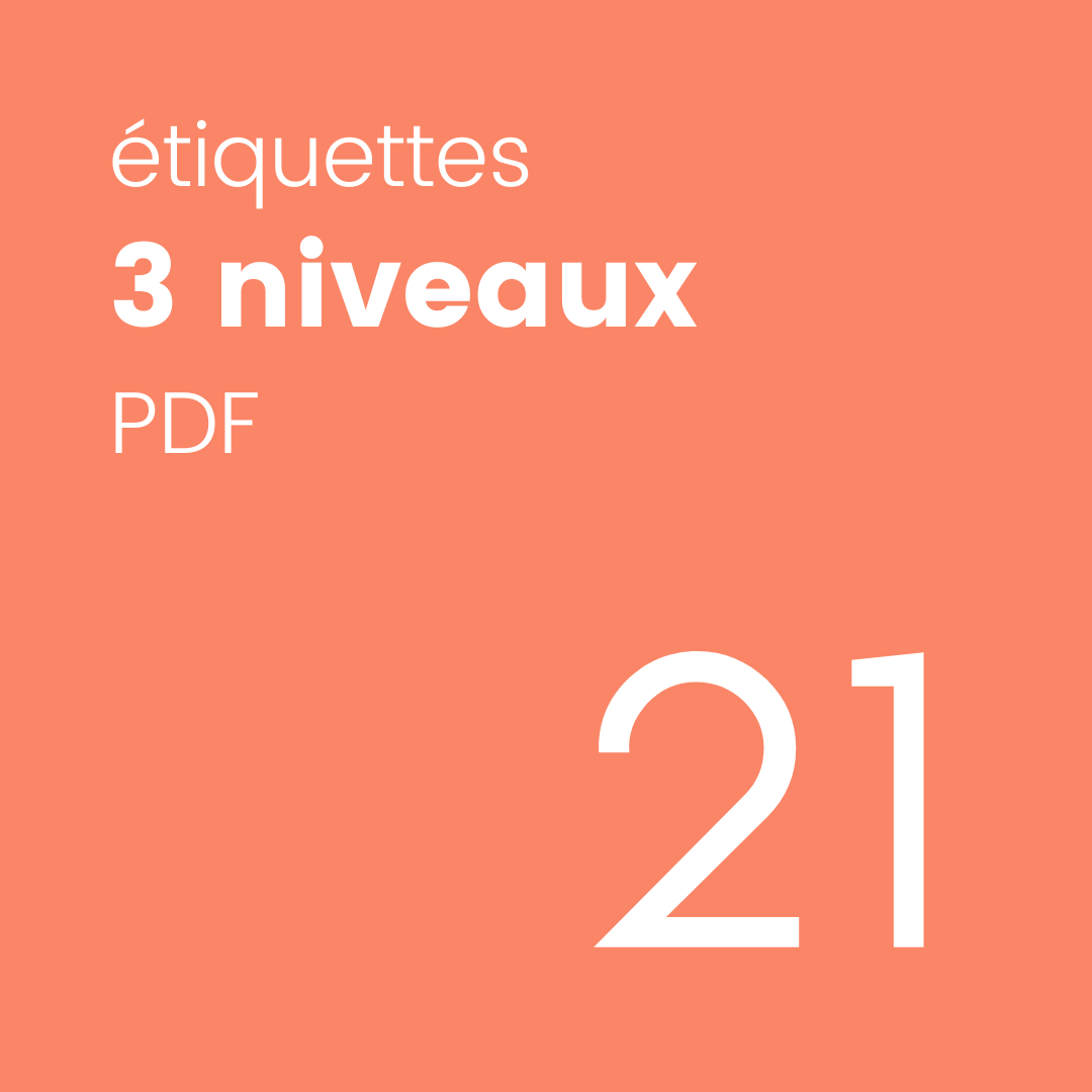 Étiquette triple pdf