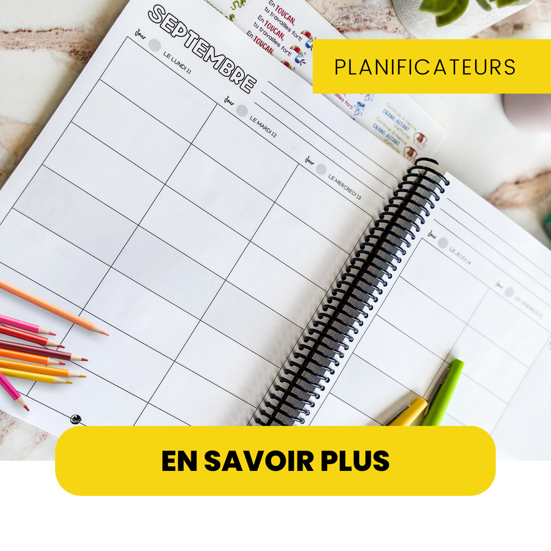 planificateur boutique